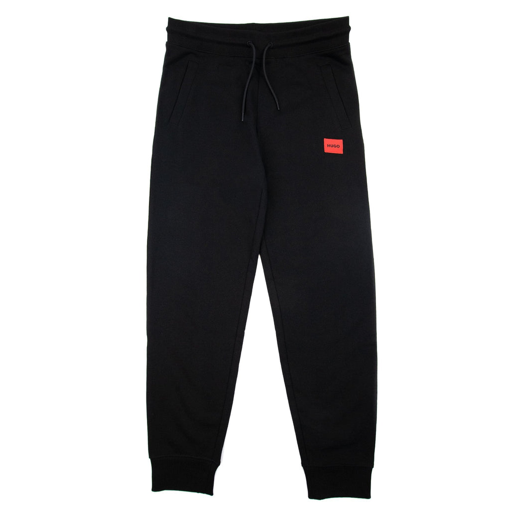 Hugo Doak212 Patch Logo Tracksuit Pants Black 001