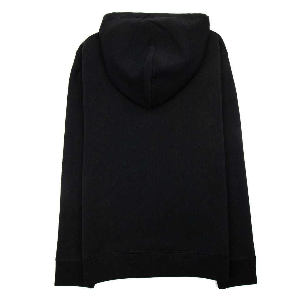 Emporio Armani Hooded Sweatshirt With Micro Logo Patch Black