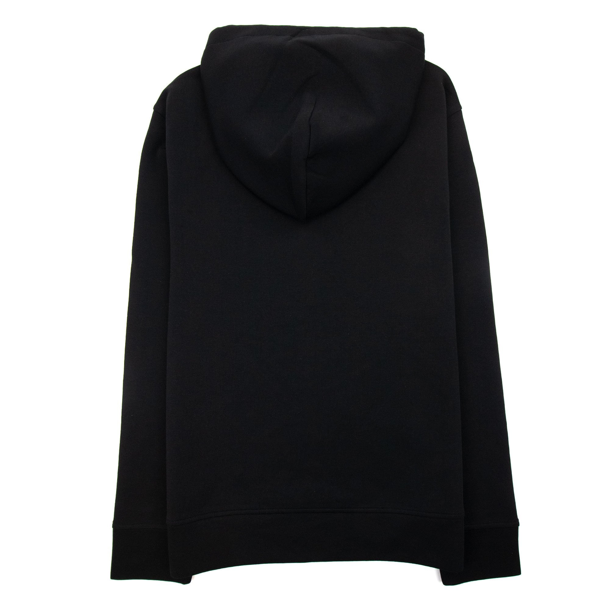 Emporio Armani Hooded Sweatshirt With Micro Logo Patch Black