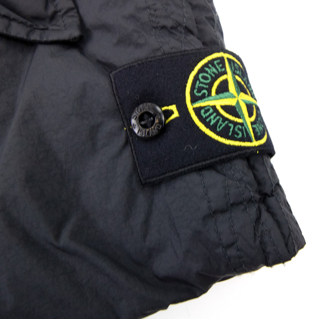 Stone Island G0123 Garment Dyed Crinkle Reps R-ny Down Black V0029
