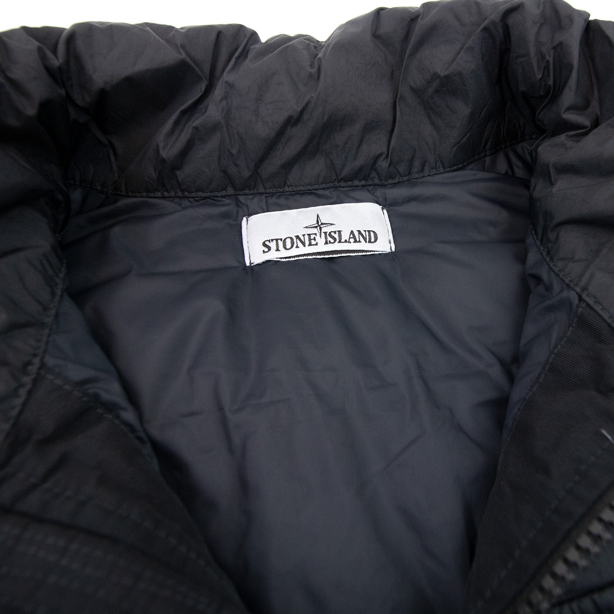 Stone Island G0123 Garment Dyed Crinkle Reps R-ny Down Black V0029