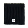 Stone Island Junior N15a9 Logo Patch Ribbed Snood Black V0029