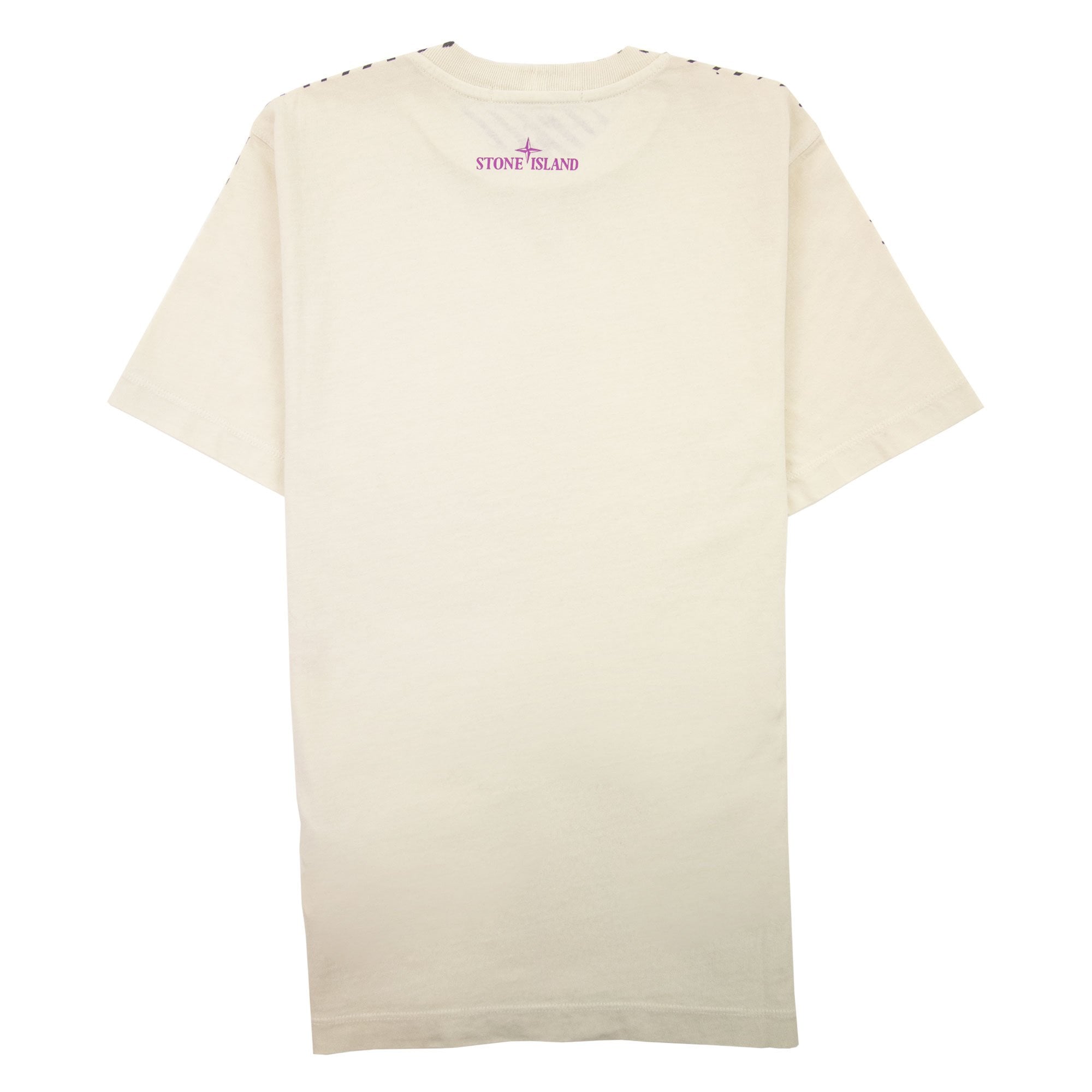 Stone Island Junior 21052 Finger Scan Three T Shirt Stucco V0097