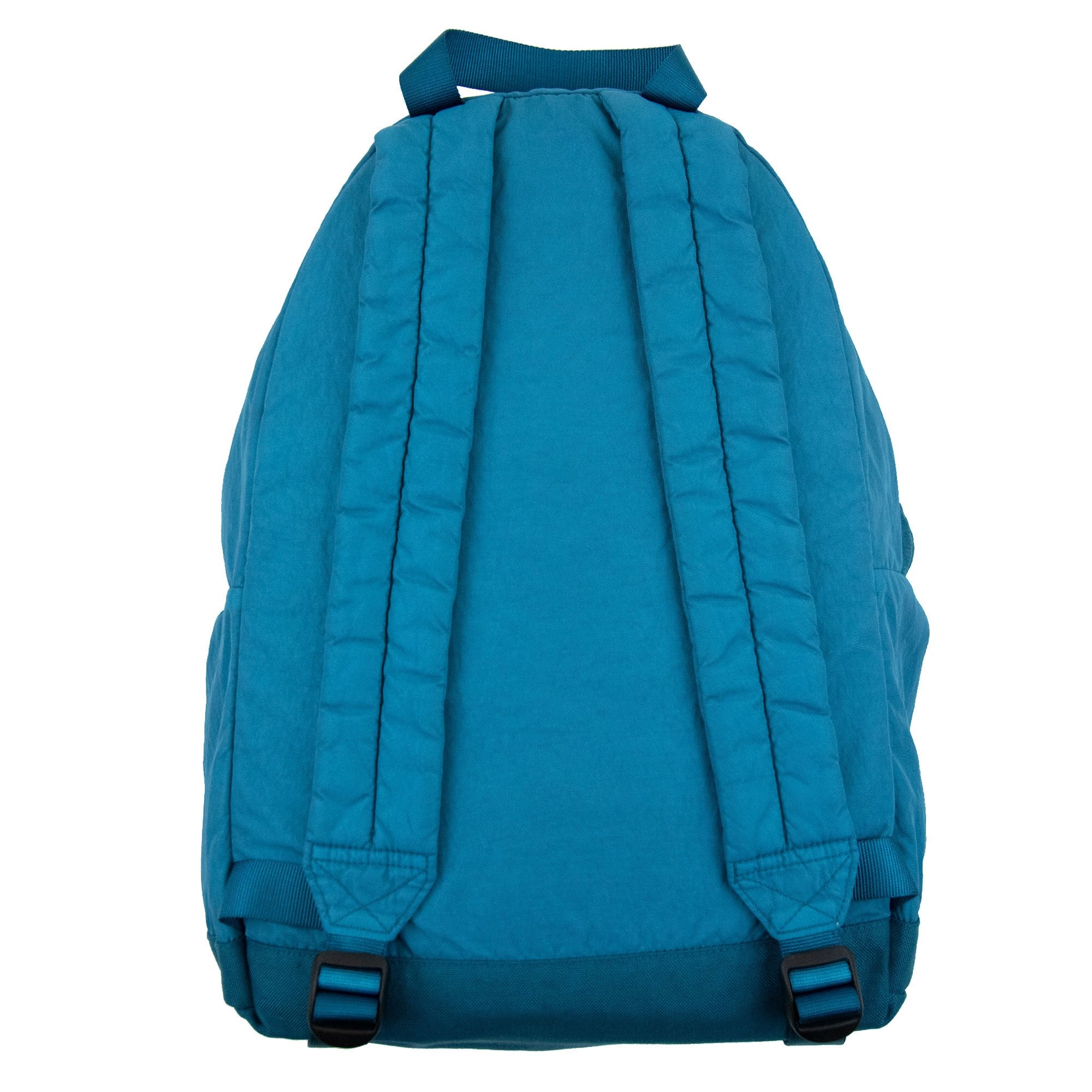 Stone Island Junior Logo Patch Zip Up Backpack Aqua Blue V0023