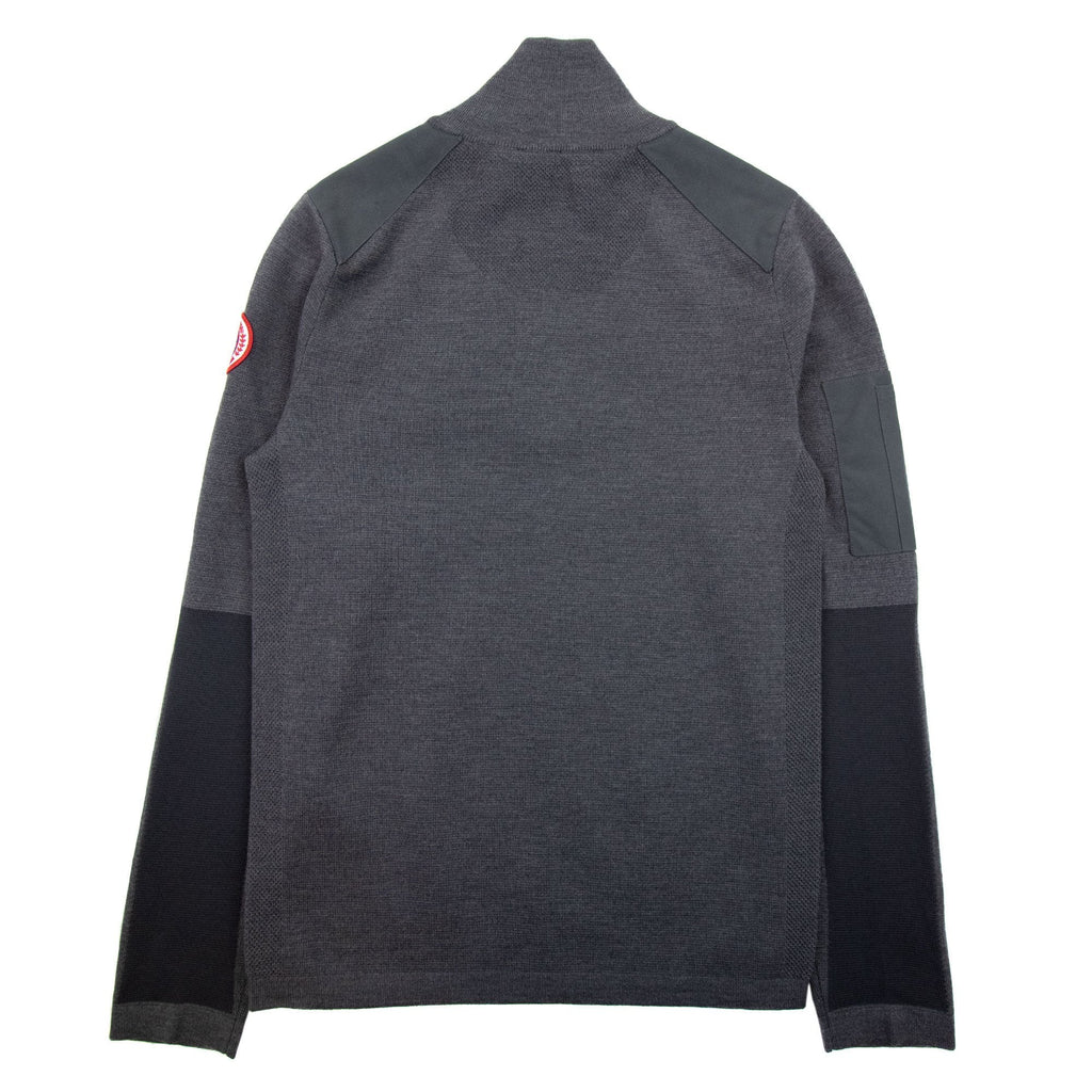 Canada Goose Stormont Half-zip Wool Jumper Dark Grey