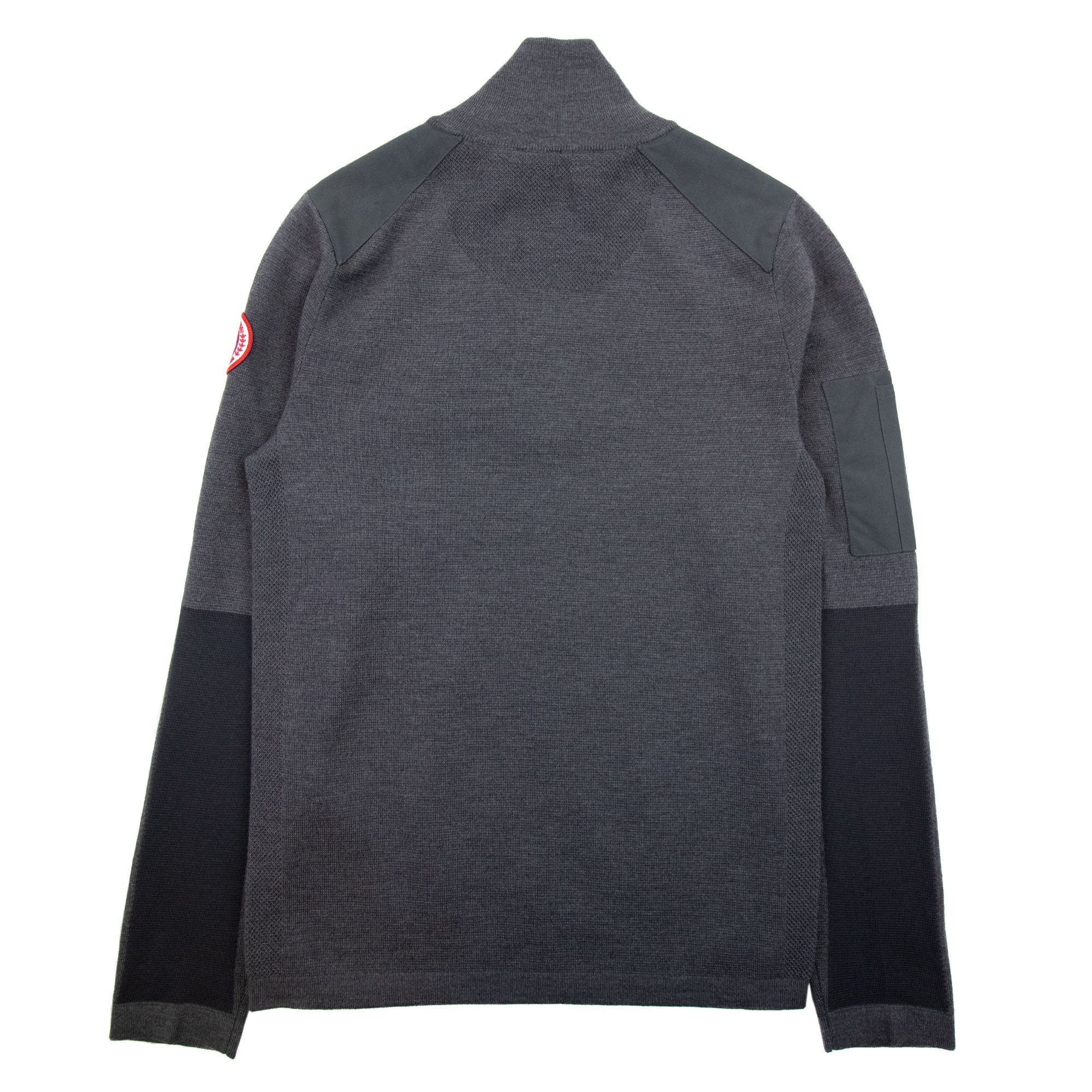 Canada Goose Stormont Half-zip Wool Jumper Dark Grey