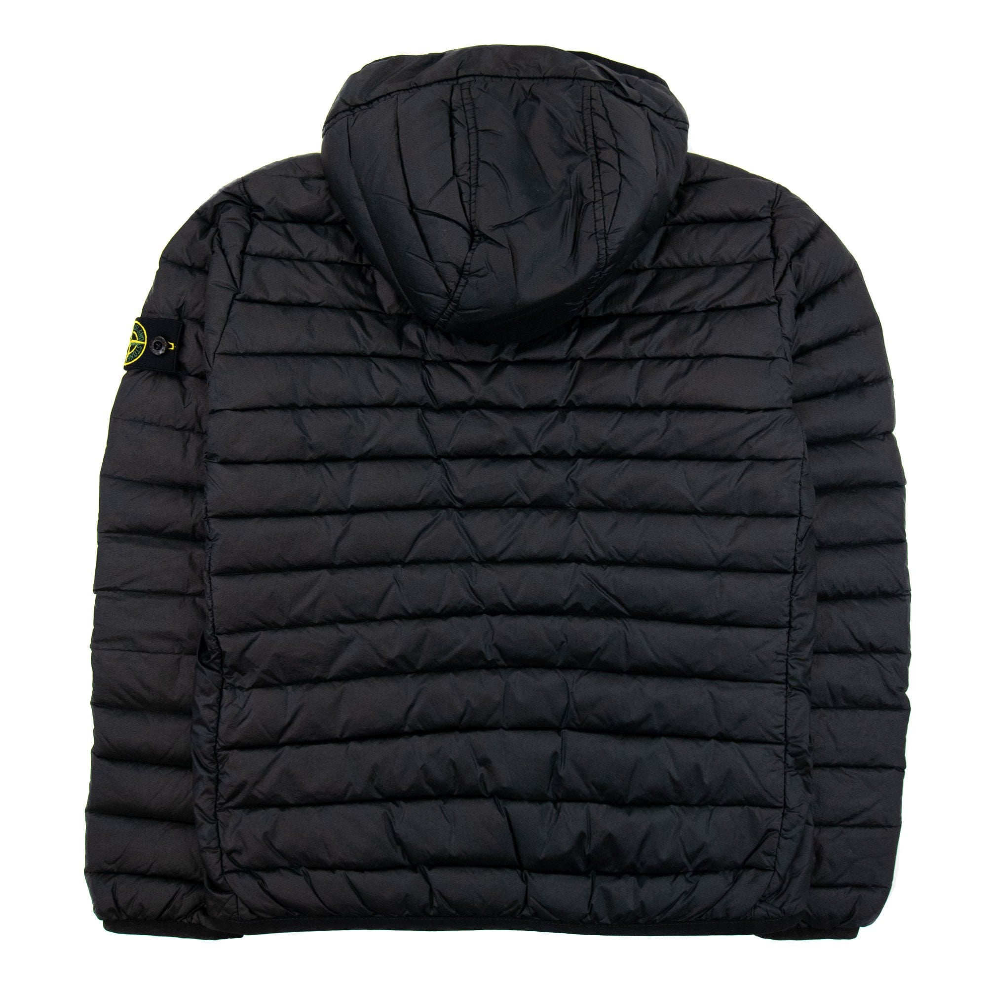 Stone Island Junior 40932 Loom Woven Chambers Nylon Jacket Black V0029