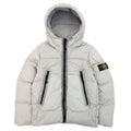 Stone Island Junior 40433 Garment Dyed Crinkle Reps Down Jacket Dust Grey V0064