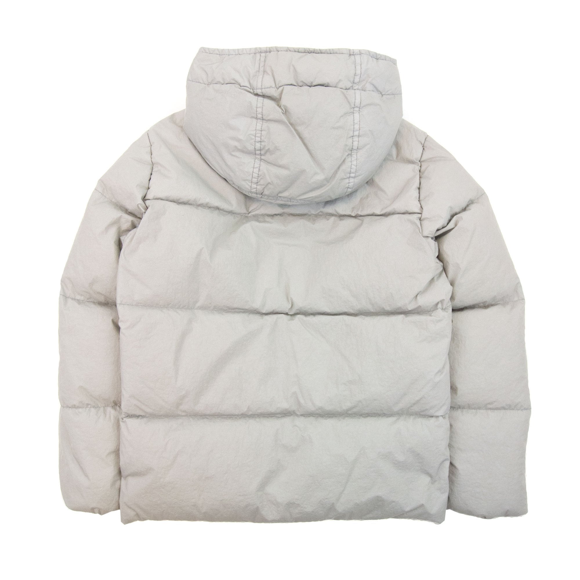 Stone Island Junior 40433 Garment Dyed Crinkle Reps Down Jacket Dust Grey V0064
