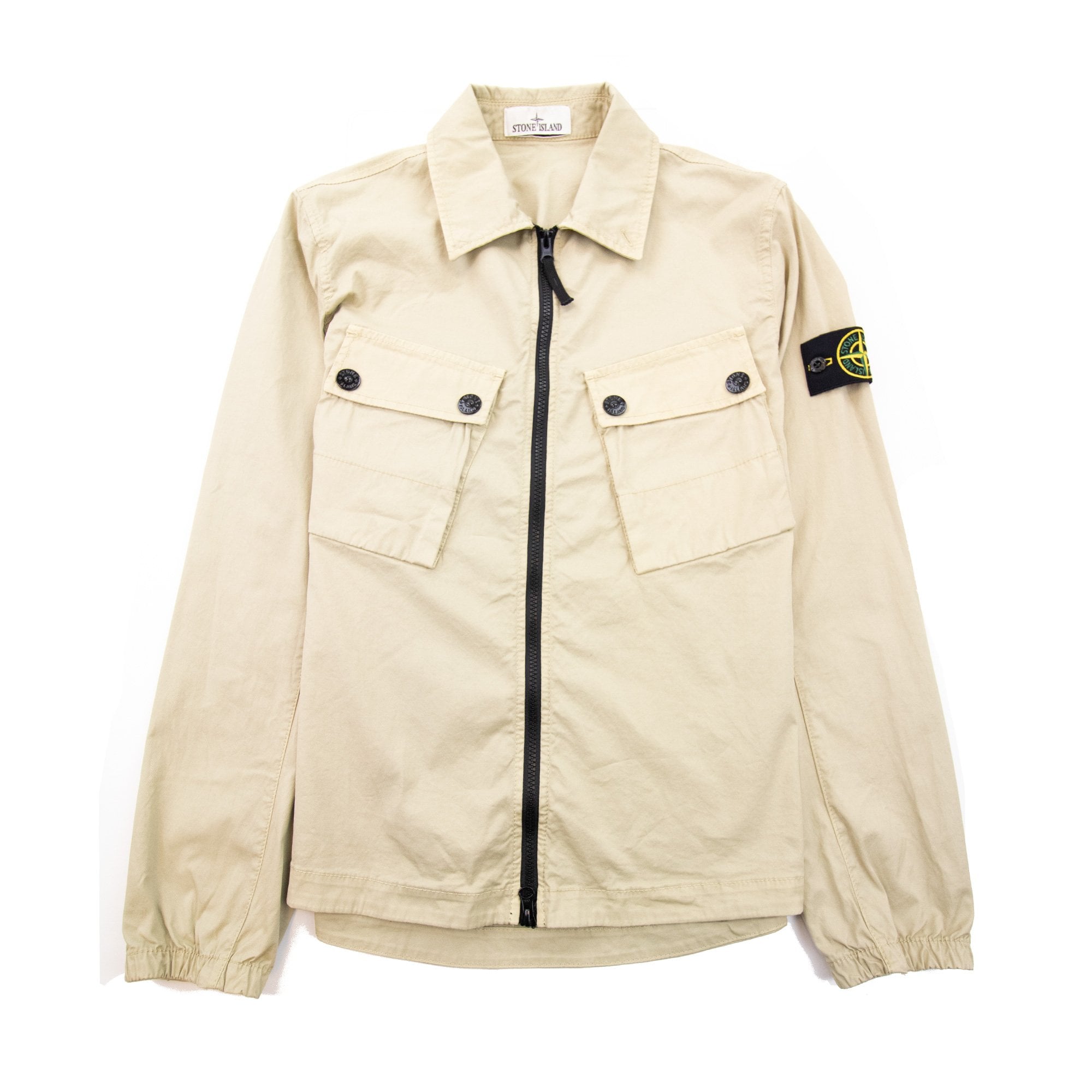 Stone Island 10910 Double Pocket Overshirt Beige V0090