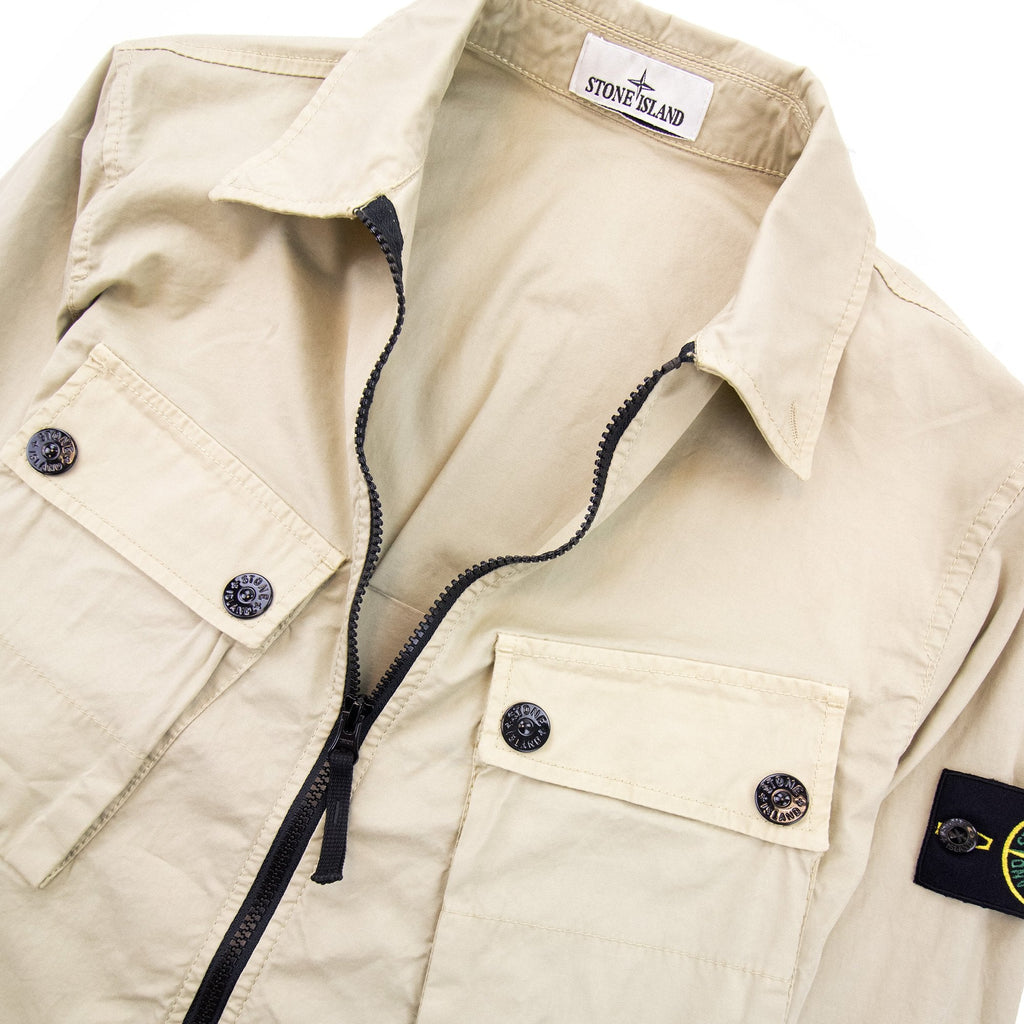Stone Island 10910 Double Pocket Overshirt Beige V0090