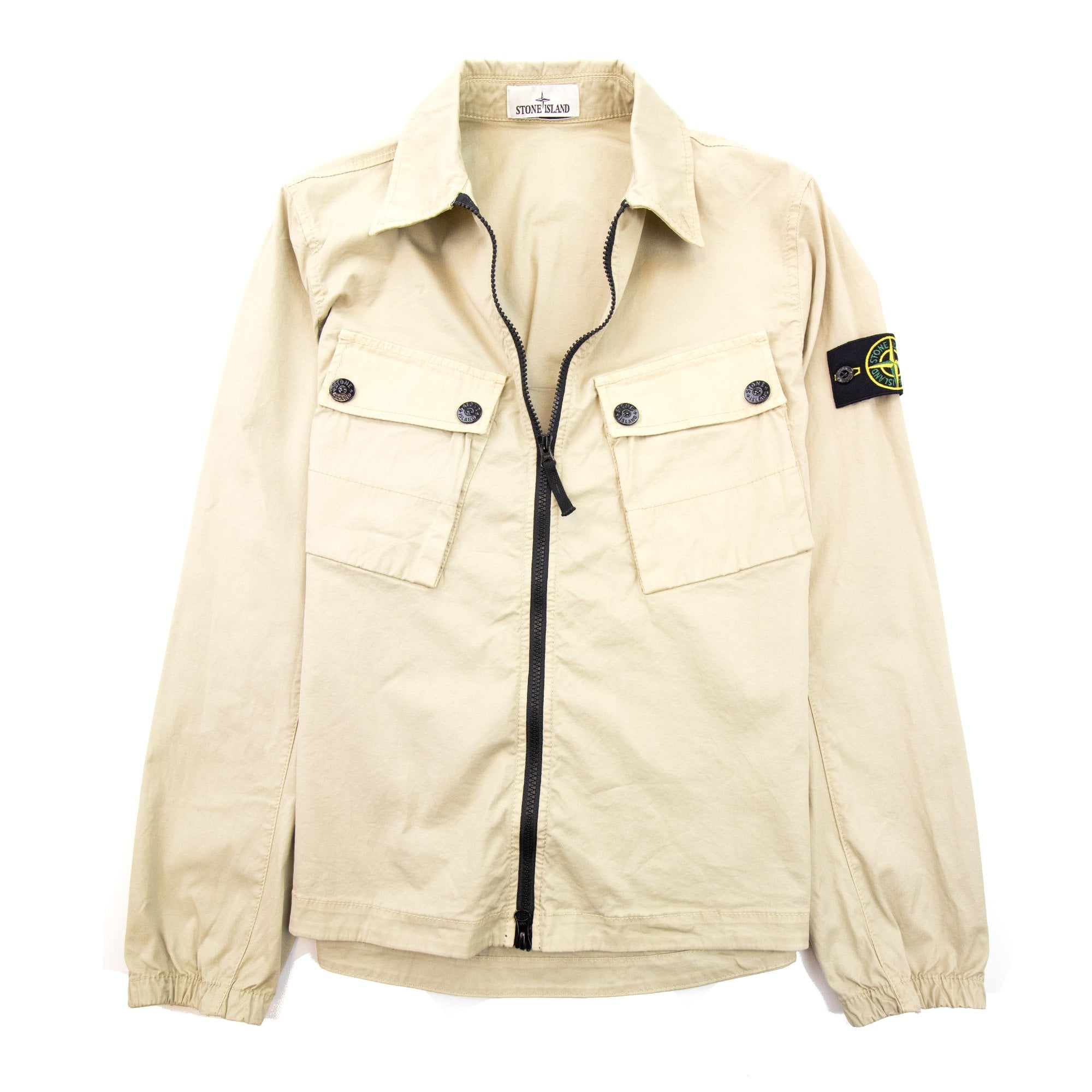 Stone Island 10910 Double Pocket Overshirt Beige V0090