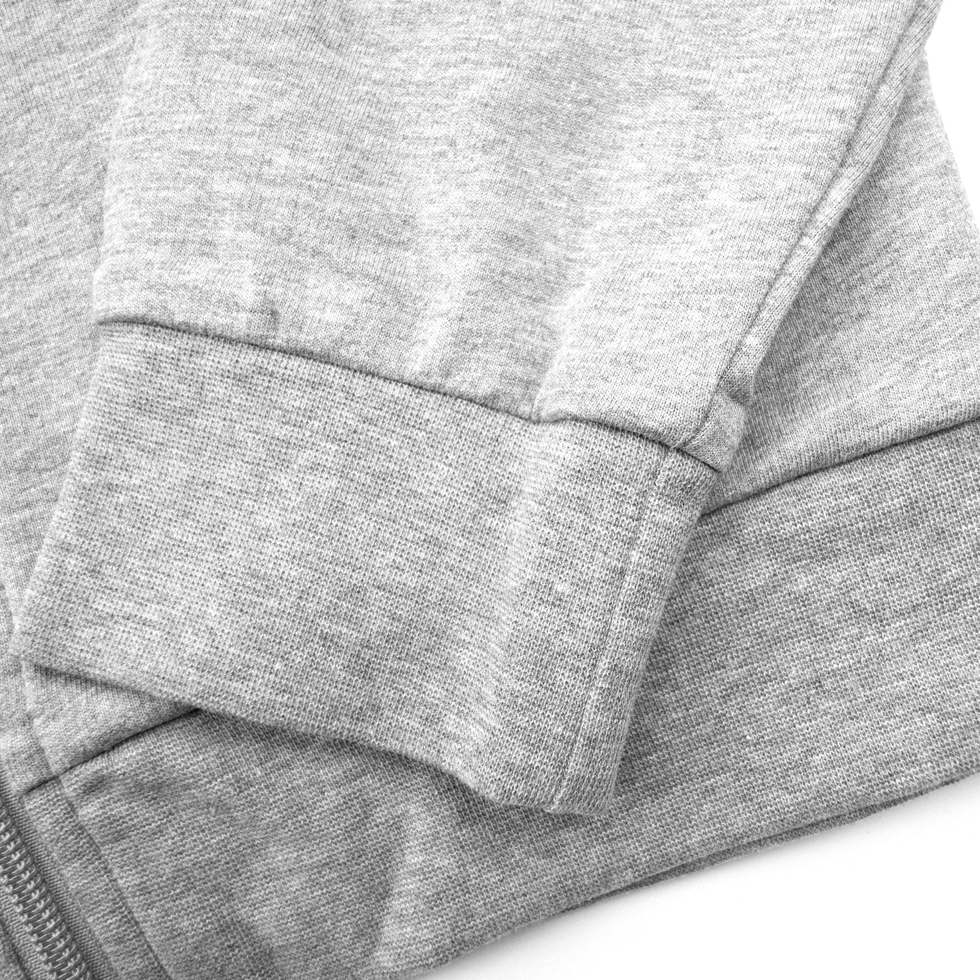 Hugo Boss Authentic Stripe Logo Zip Up Hoody Grey 033