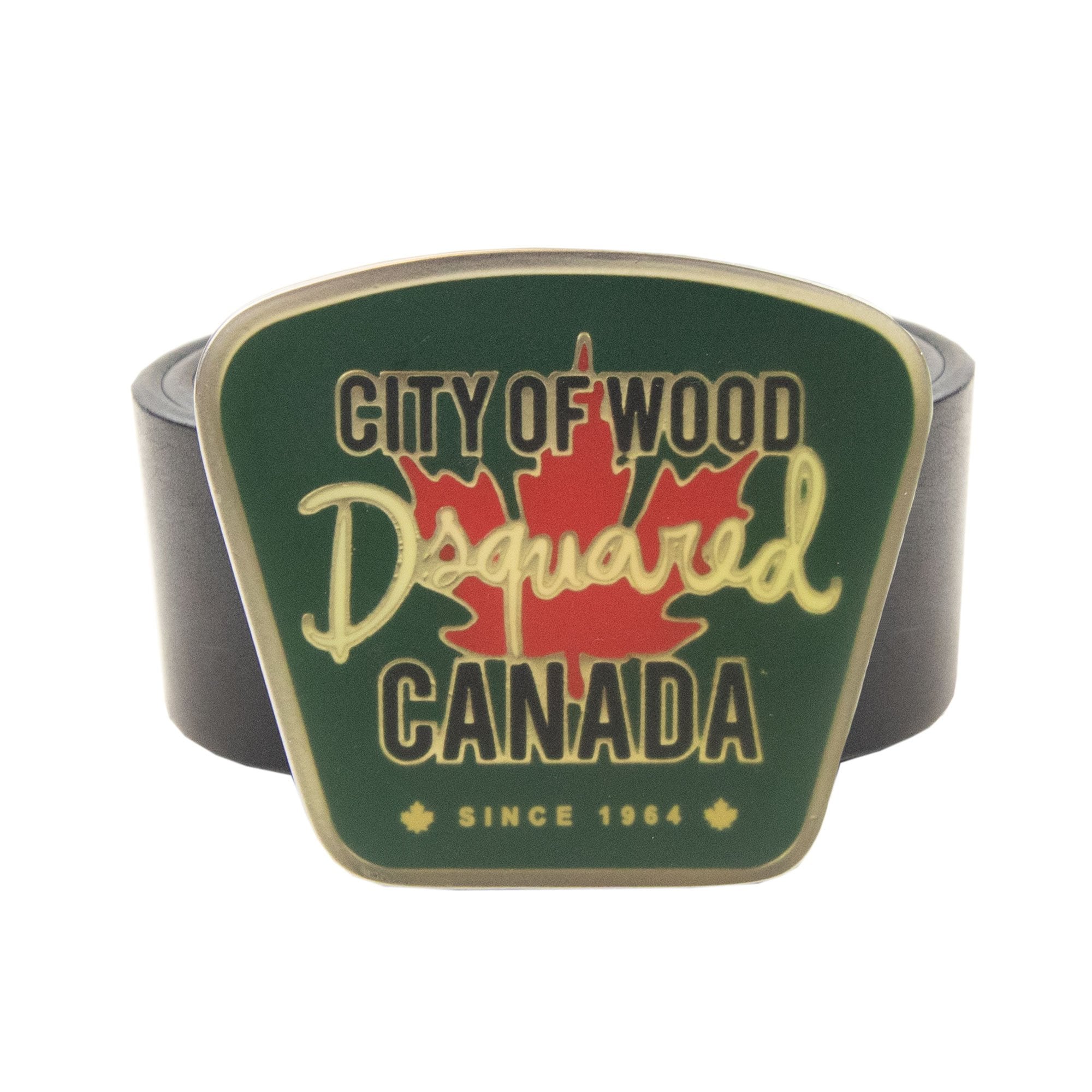 Dsquared2 City Of Wood Buckle Belt Black
