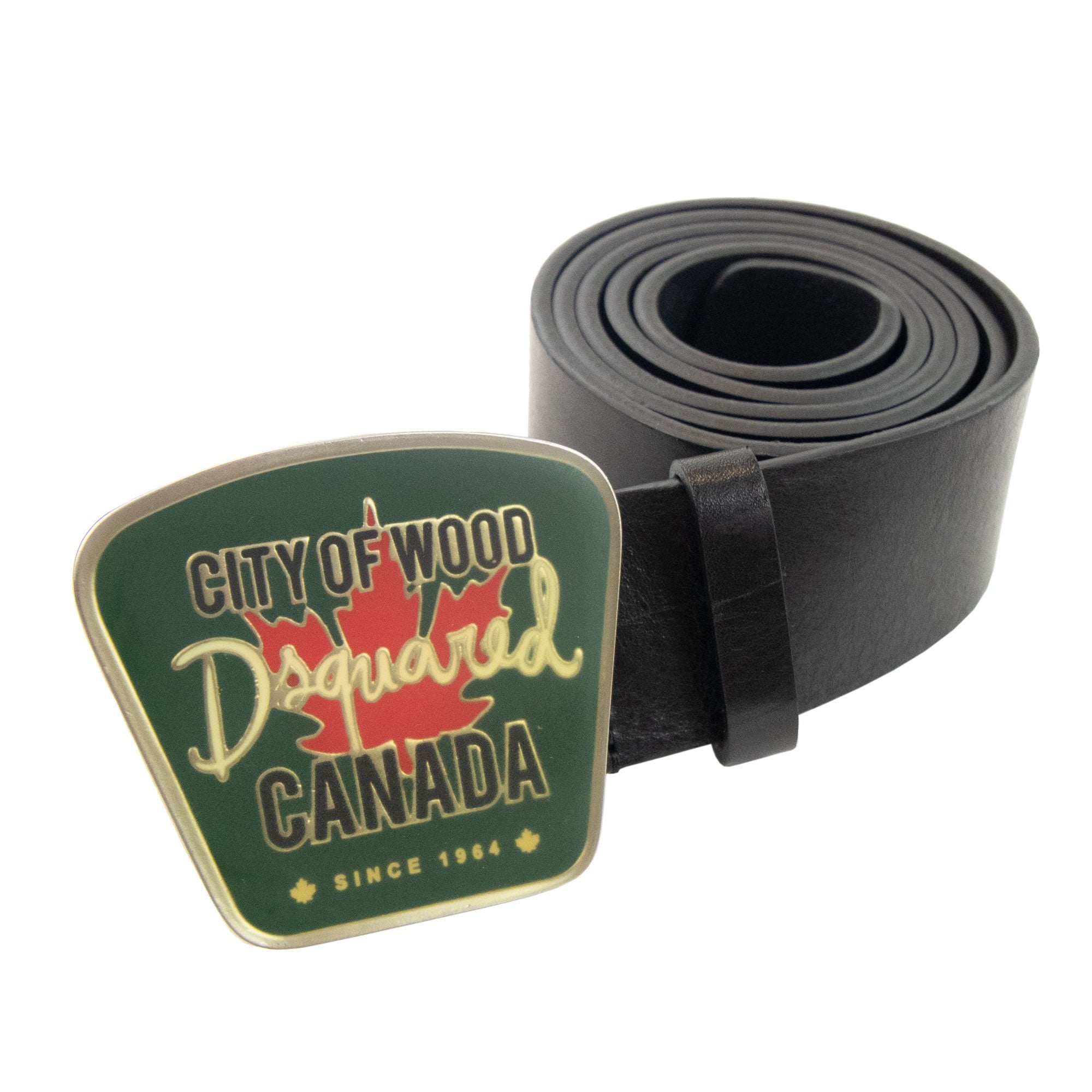Dsquared2 City Of Wood Buckle Belt Black