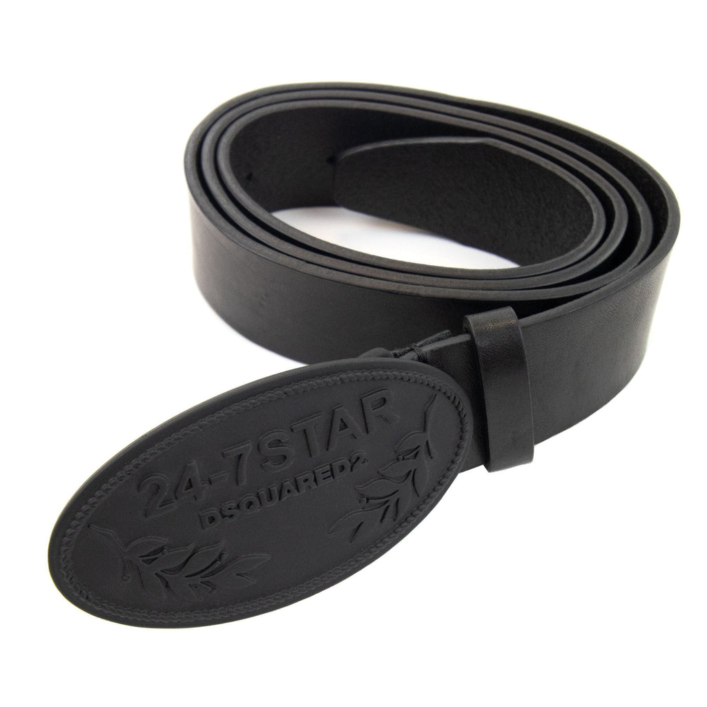 Dsquared2 24-7 Star Buckle Belt Black