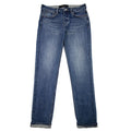 Emporio Armani J75 Slim-fit Worn-wash Selvedge Denim Jeans Denim