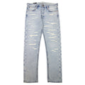 Emporio Armani J75 Slim Fit Washed Ripped Denim Jeans Denim Blue 0943