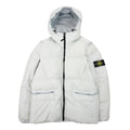 Stone Island 40223 Garment Dyed Crinkle Reps R-ny Down Pearl Grey V0061