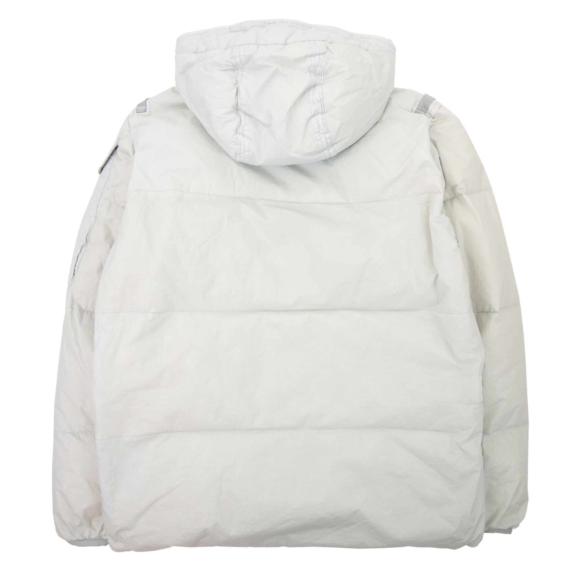 Stone Island 40223 Garment Dyed Crinkle Reps R-ny Down Pearl Grey V0061