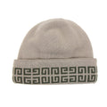 Givenchy 4g Motif Wool Beanie Camel