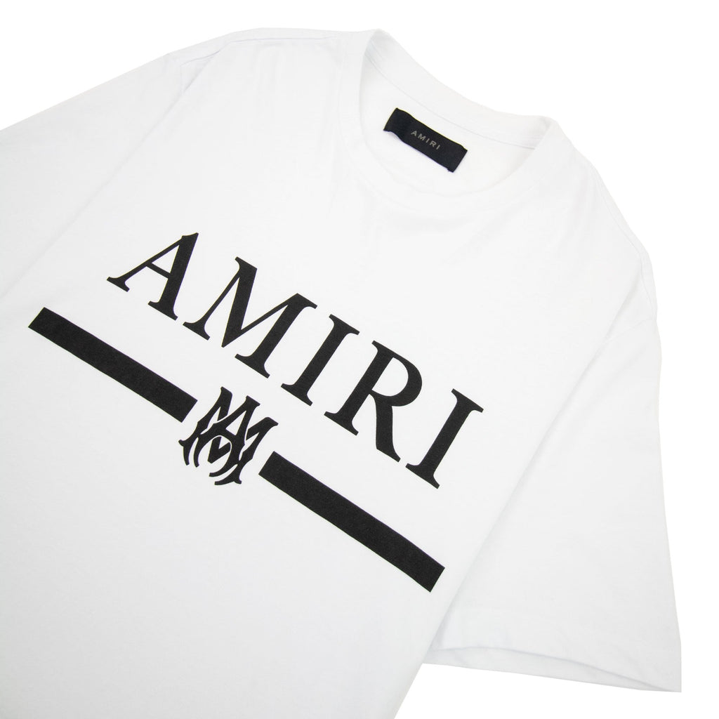 Amiri Ma Bar Cotton T Shirt White