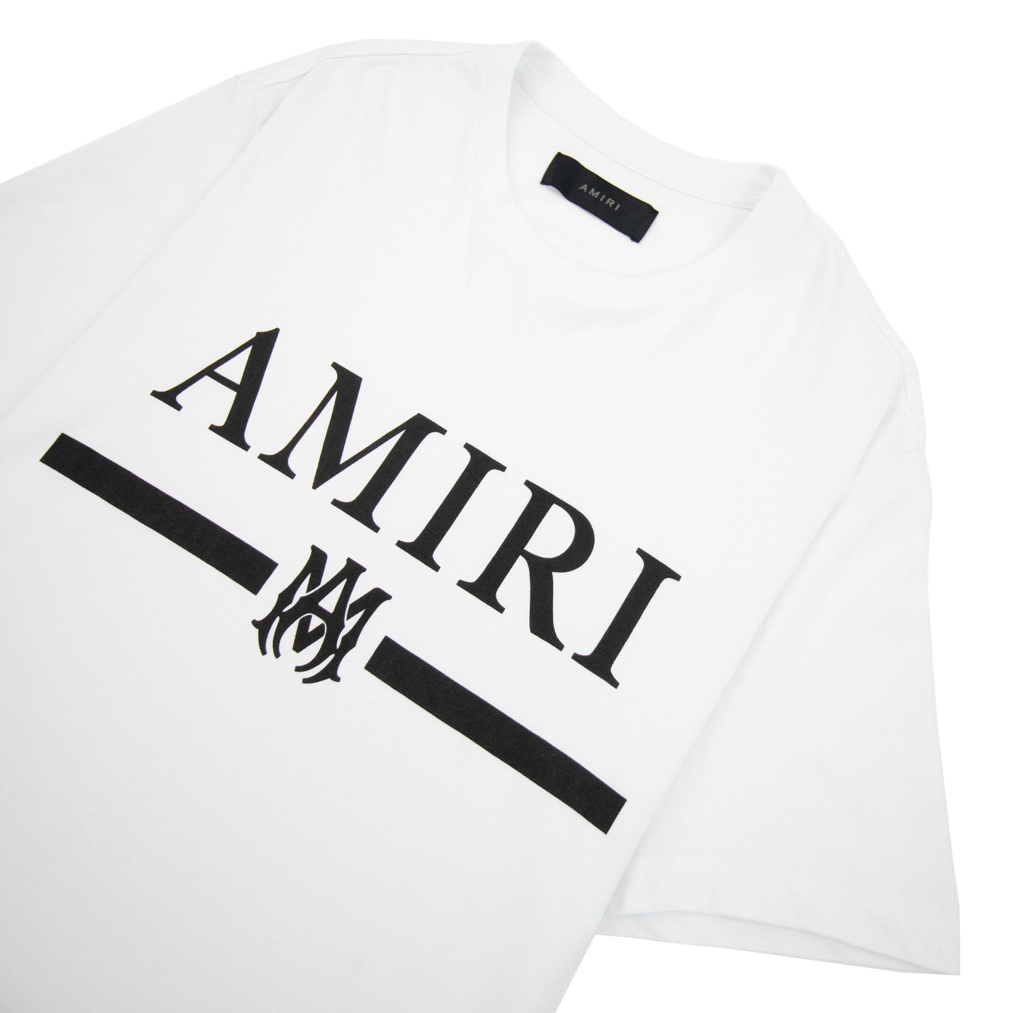 Amiri Ma Bar Cotton T Shirt White