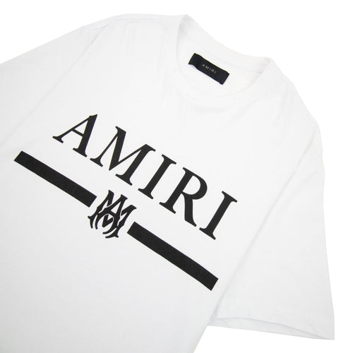Amiri Ma Bar Cotton T Shirt White