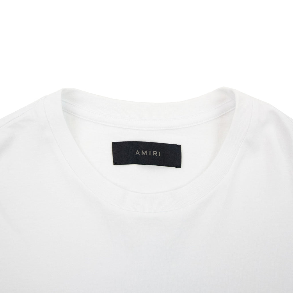Amiri Ma Bar Cotton T Shirt White