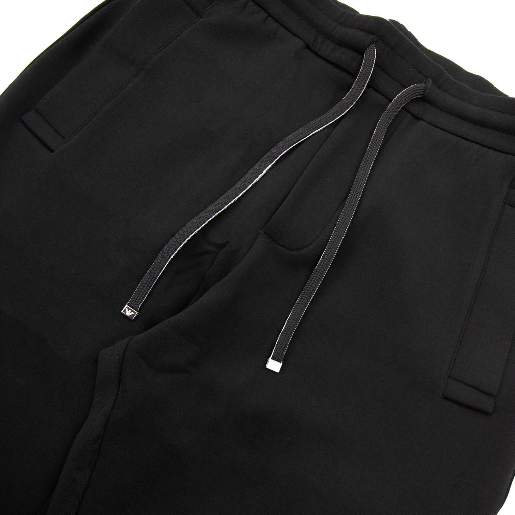 Emporio Armani Double Jersey Jogging Pants Black