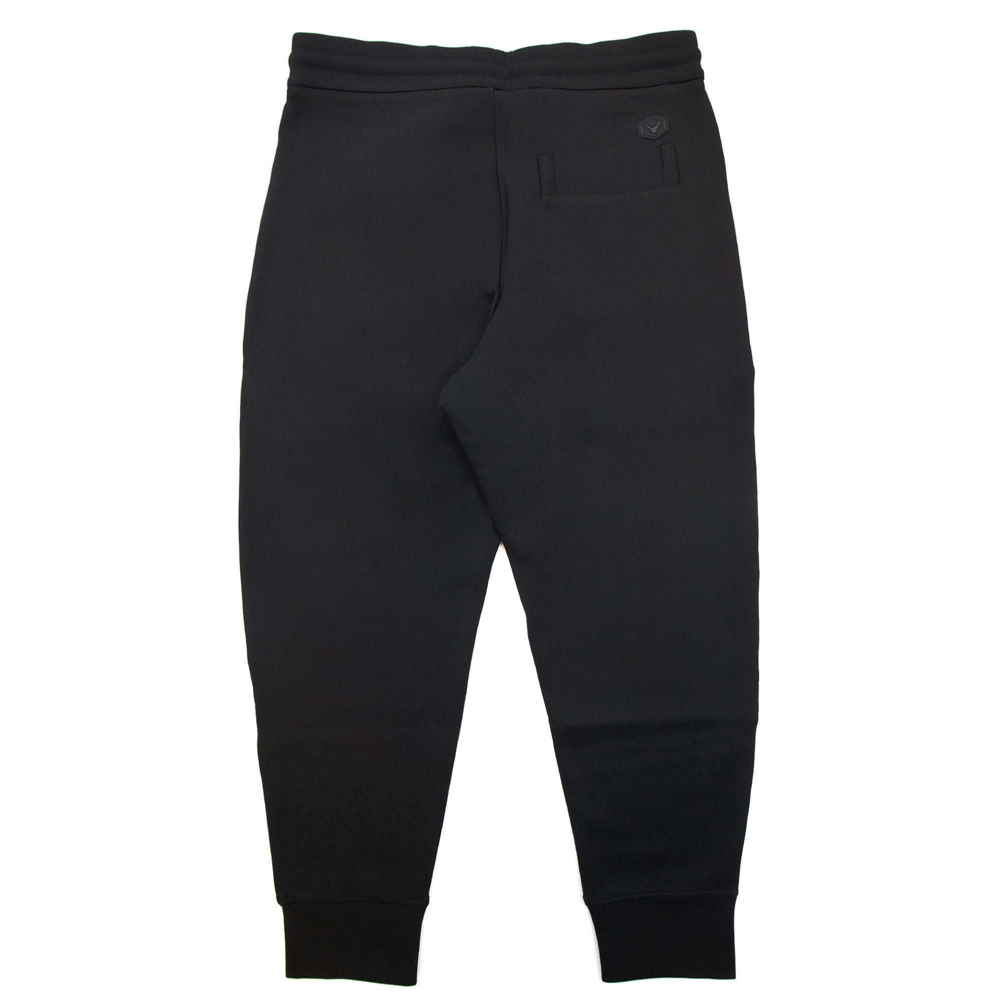 Emporio Armani Double Jersey Jogging Pants Black