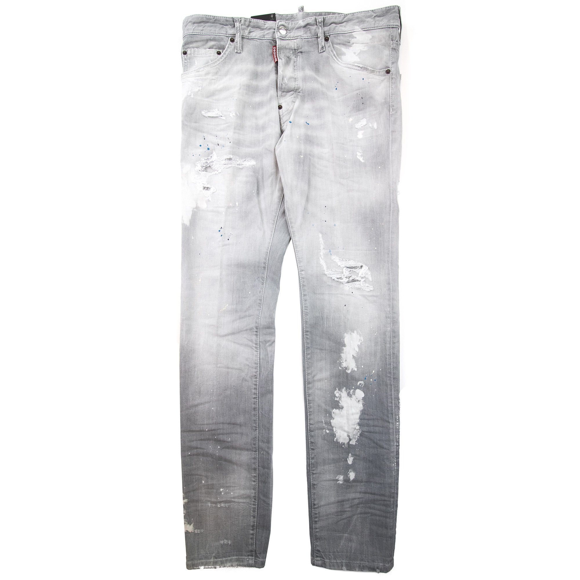 Dsquared2 Cool Guy Multi Paint Jean Light Grey