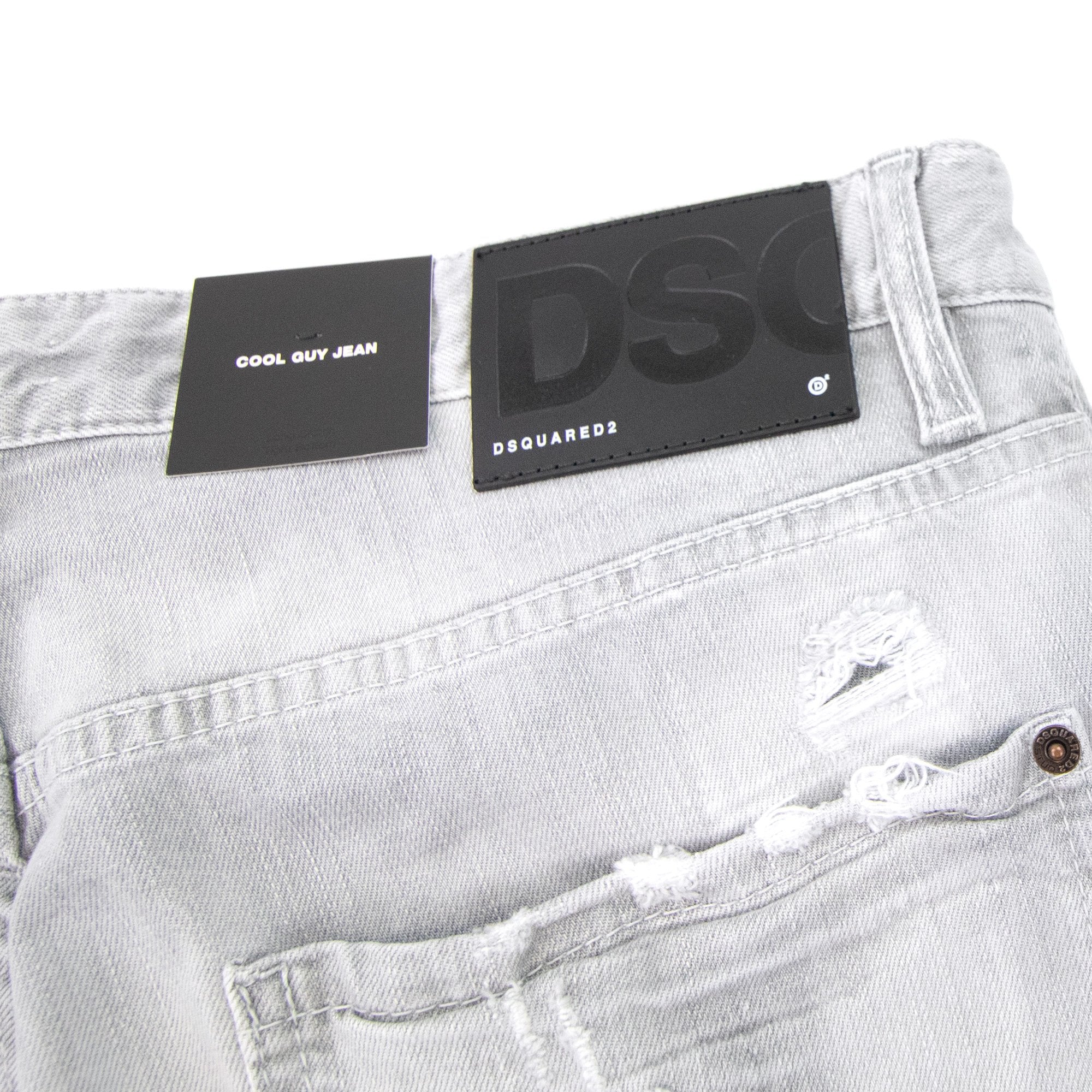 Dsquared2 Cool Guy Multi Paint Jean Light Grey