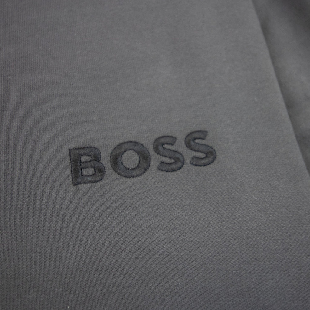 Hugo Boss Heritage Embroidered Logo Sweatshirt Dark Grey 022