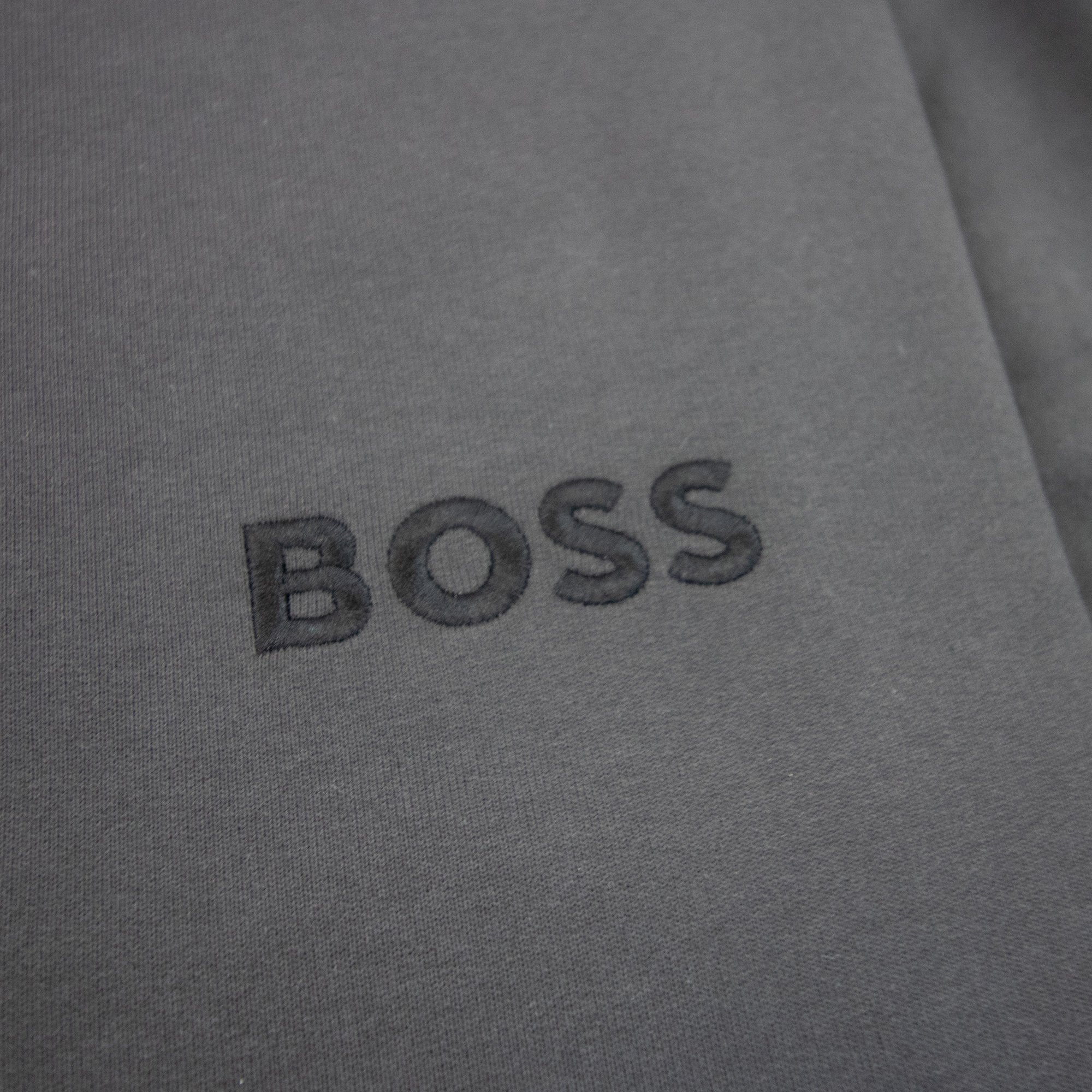 Hugo Boss Heritage Embroidered Logo Sweatshirt Dark Grey 022