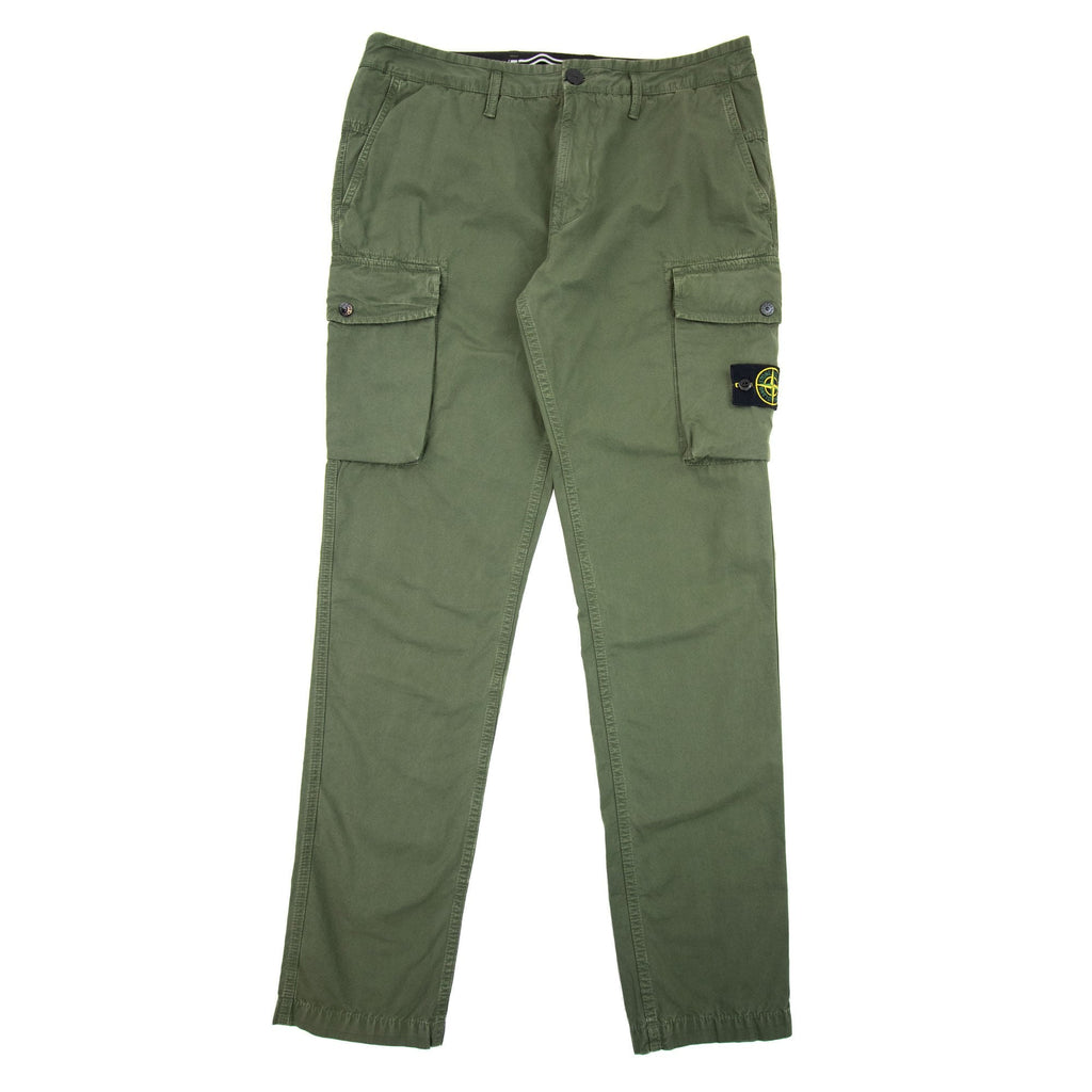 Stone Island Garment Dyed Cargo Pants Military Green