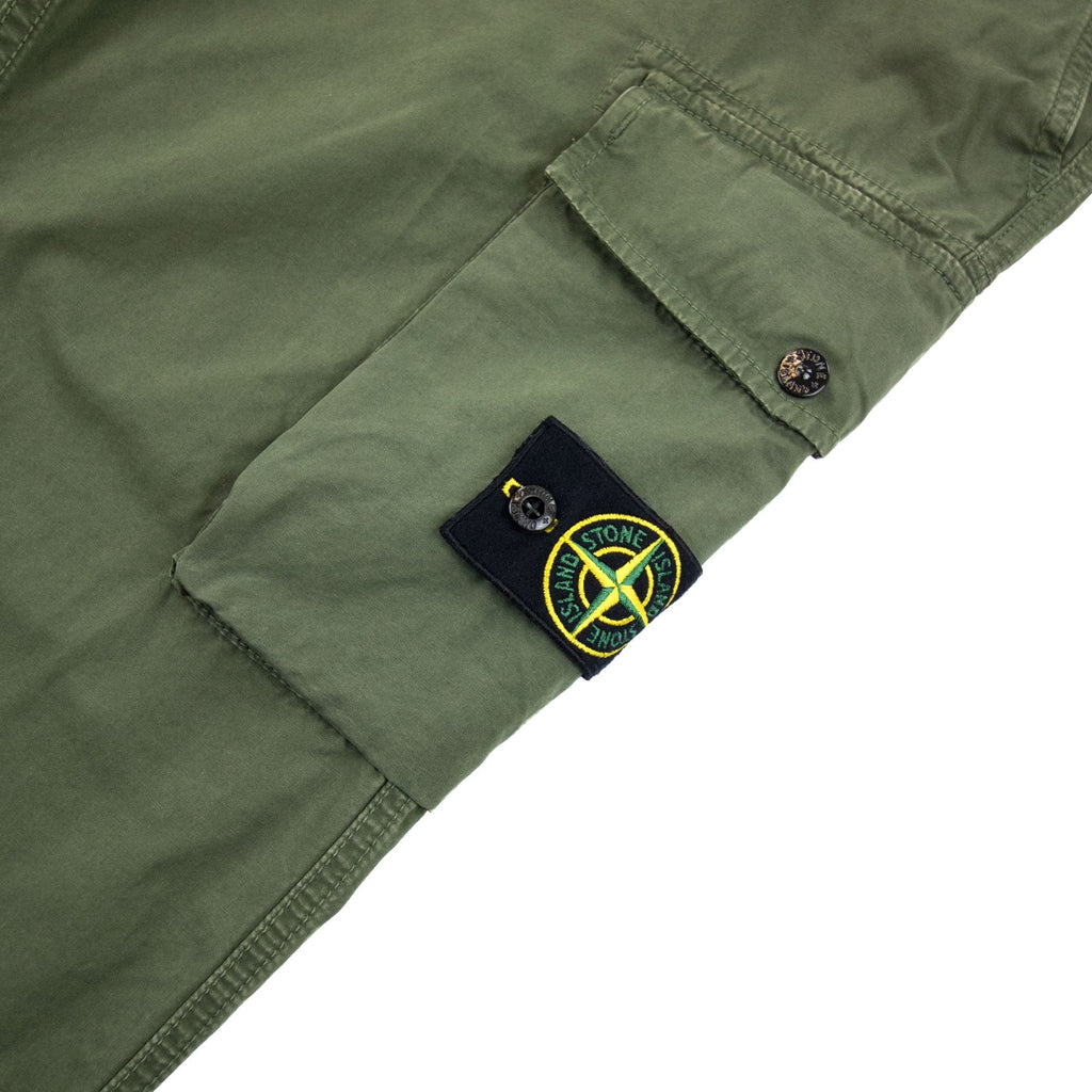 Stone Island Garment Dyed Cargo Pants Military Green