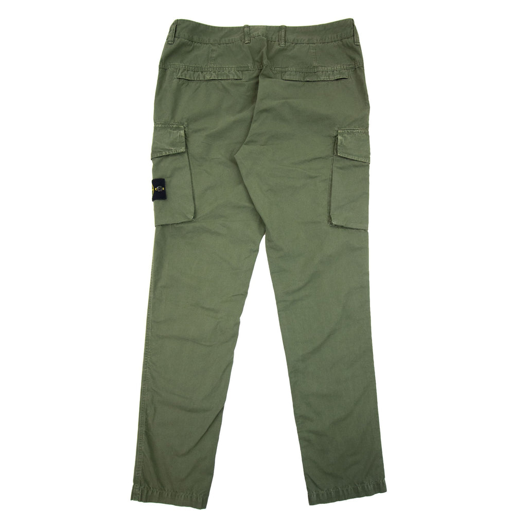 Stone Island Garment Dyed Cargo Pants Military Green