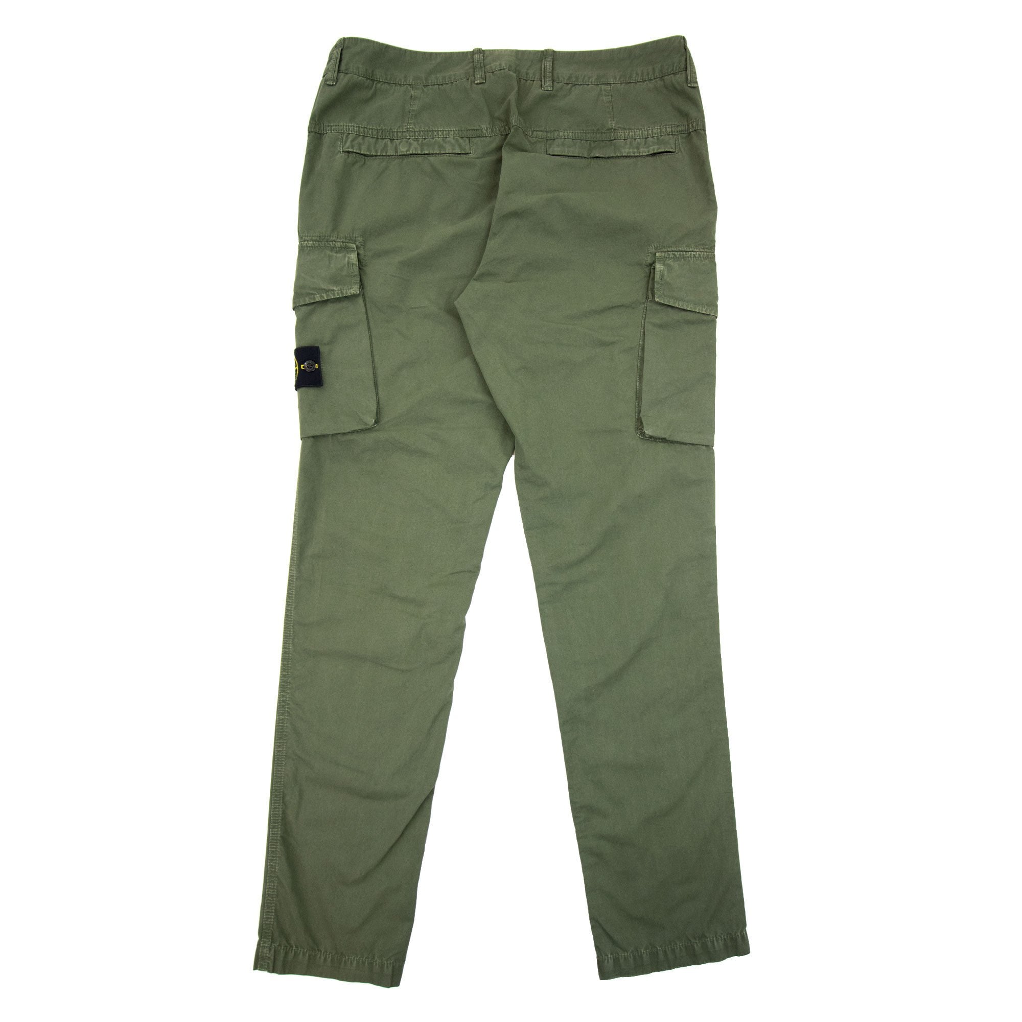 Stone Island Garment Dyed Cargo Pants Military Green
