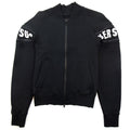 Versace Versus Zip Print Bomber Jacket Black