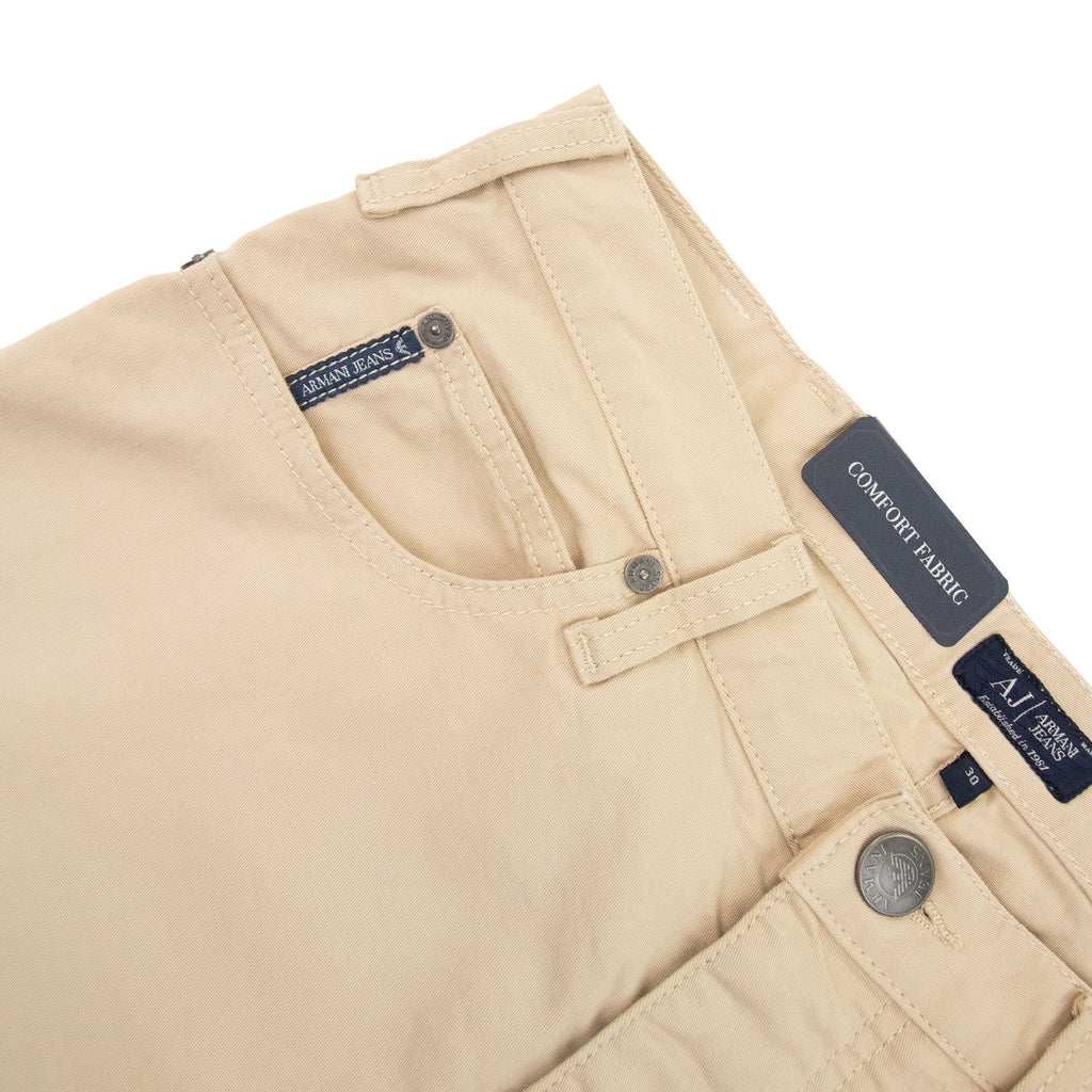 Armani Jeans J21 Regular Fit Chinos Beige