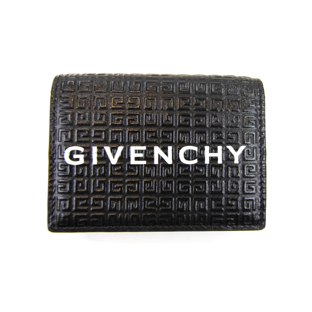 Givenchy 4g Logo Compact Wallet Black