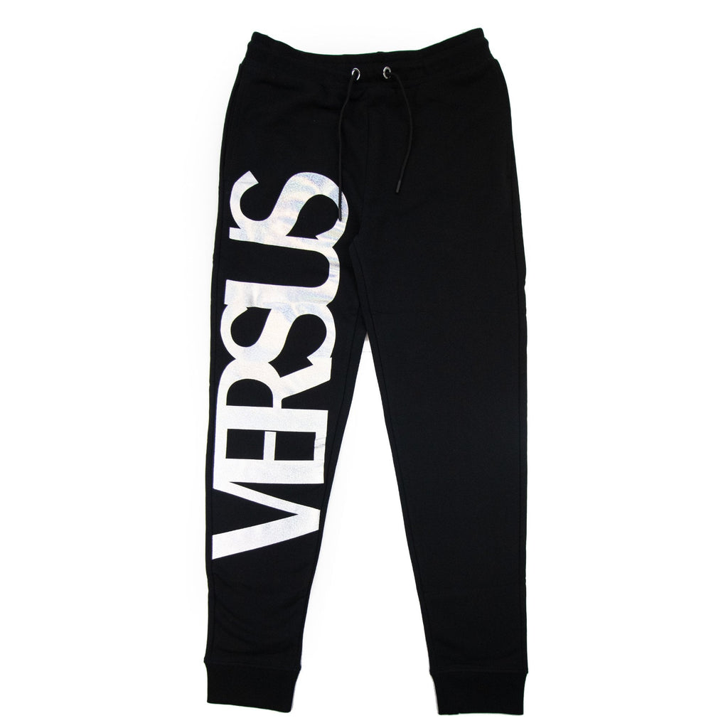 Versace Versus Printed Logo Jogging Pants Black