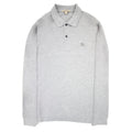 Burberry Oxford Logo L/s Polo Grey Melange