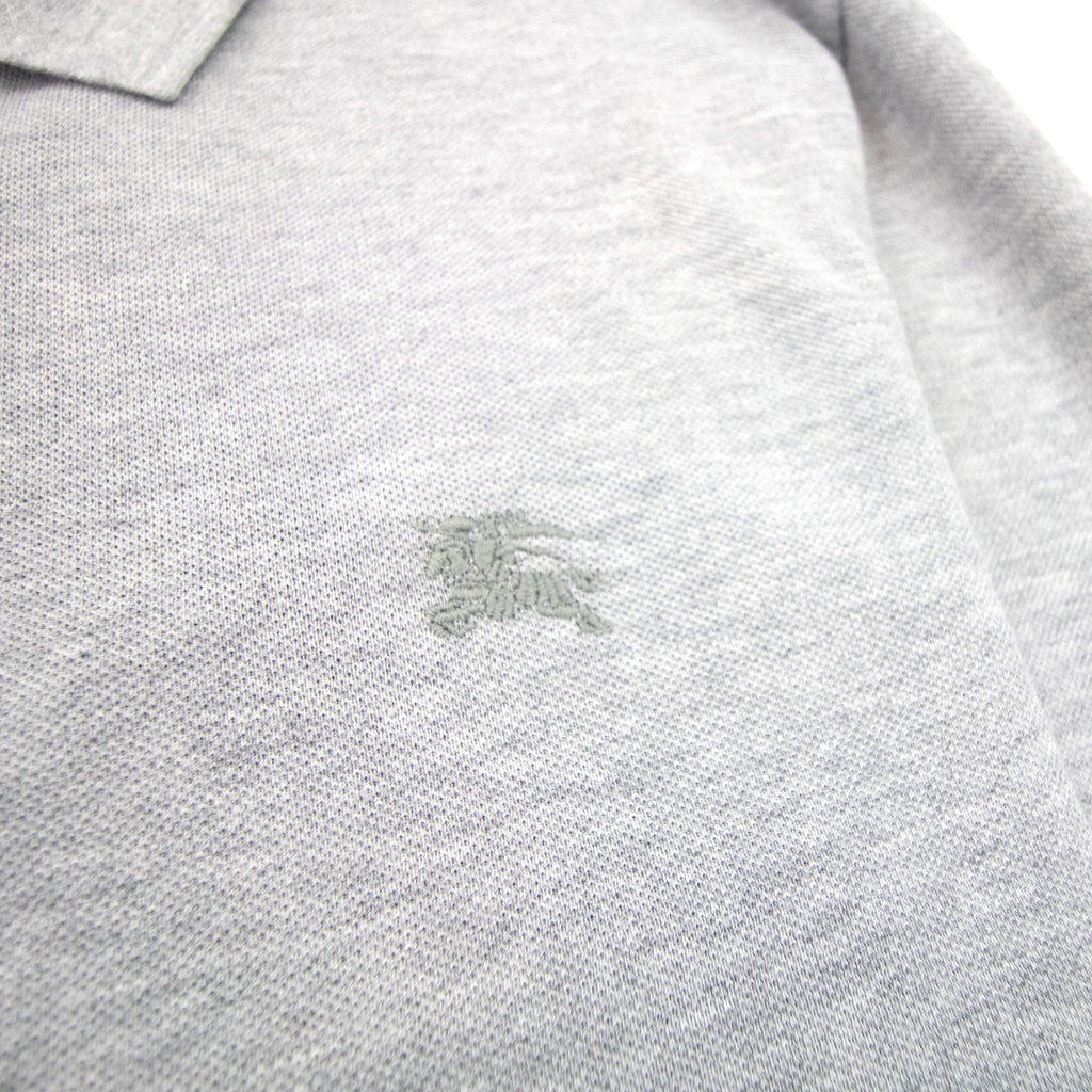Burberry Oxford Logo L/s Polo Grey Melange
