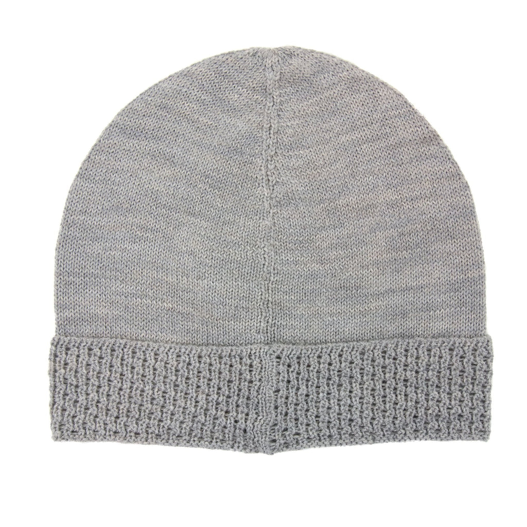 Hugo Boss Embroidered Logo Knitted Beanie Grey 059
