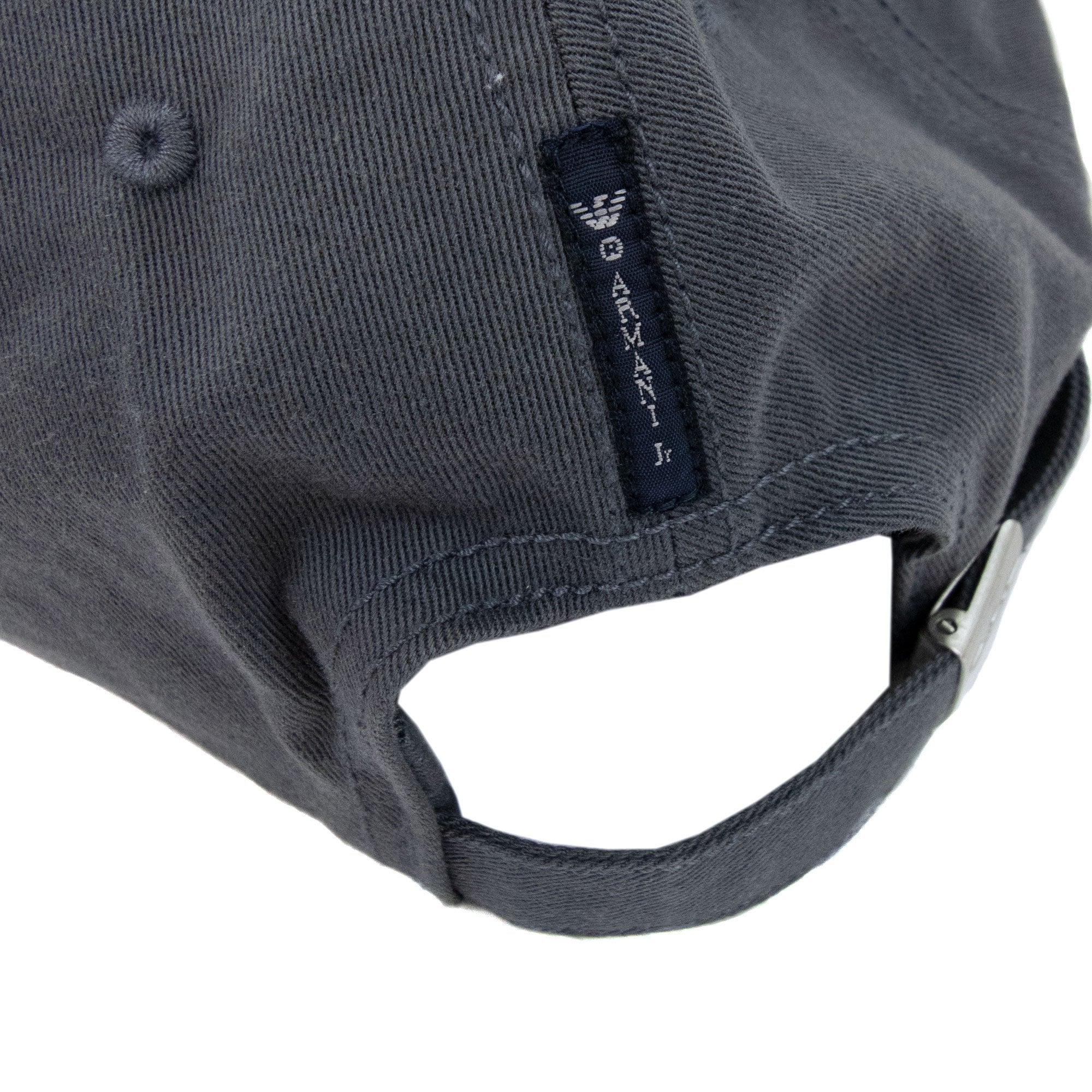 Armani Junior Embroidered Eagle Logo Cap Grey/blue