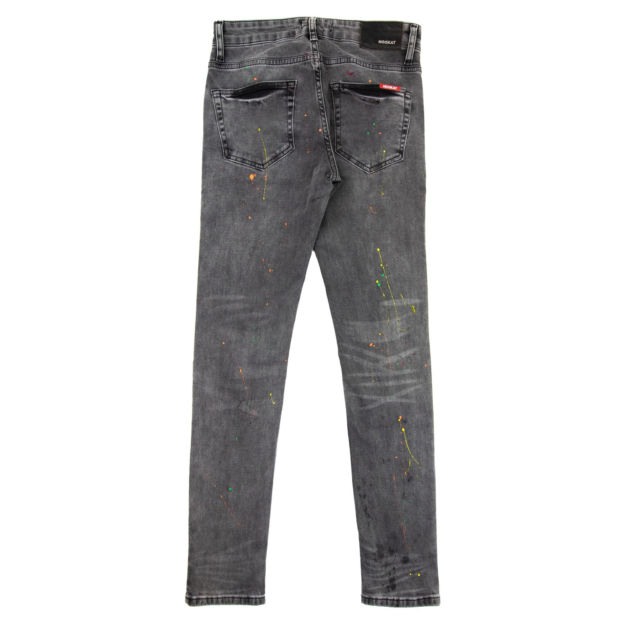 Hookat Malcom Distressed Denim Jeans Grey
