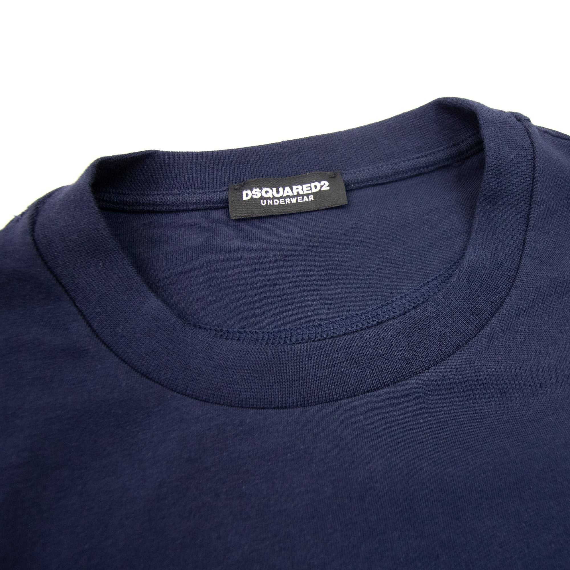 Dsquared2 Embroidered Back Logo T Shirt Navy