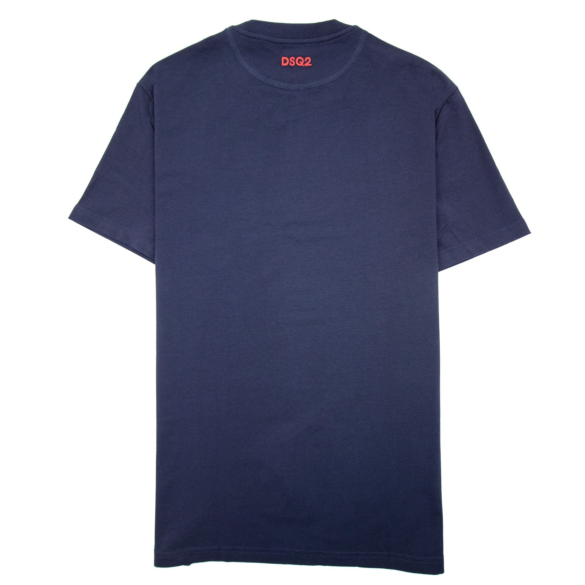 Dsquared2 Embroidered Back Logo T Shirt Navy